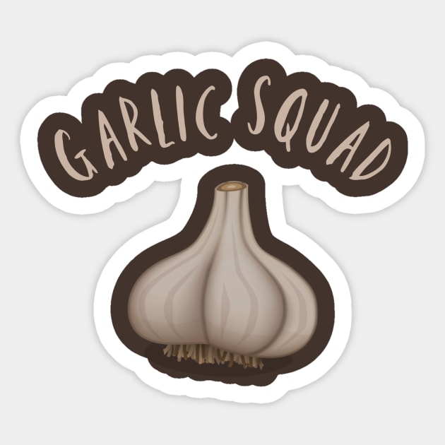 Garlic Squad Sticker by CourtIsCrafty